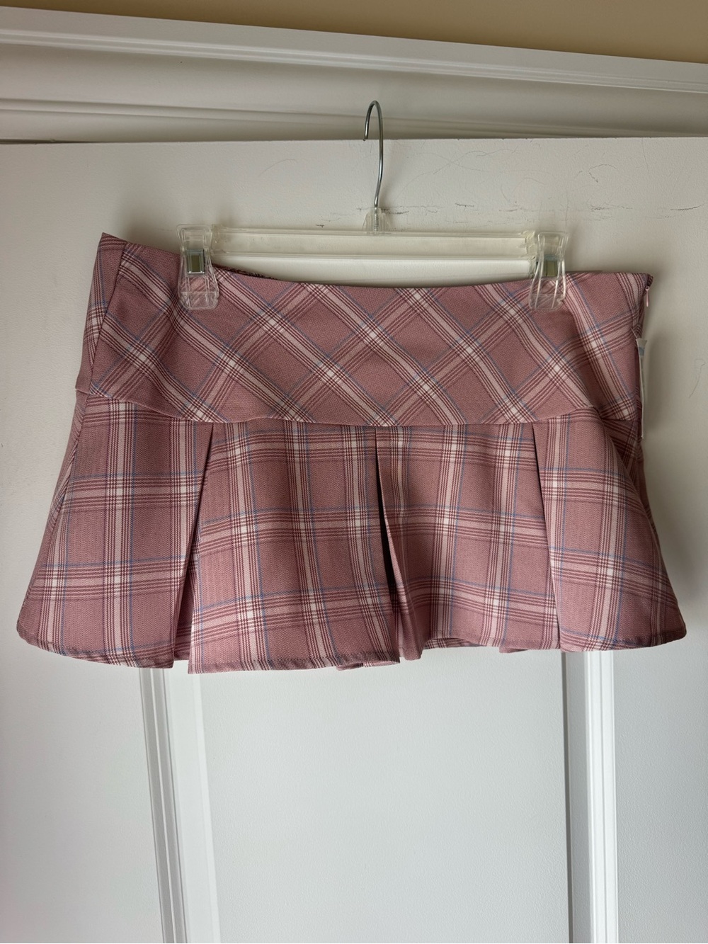 O'Dolly Dearest Plaid Pleated Trixie Skirt in Size L